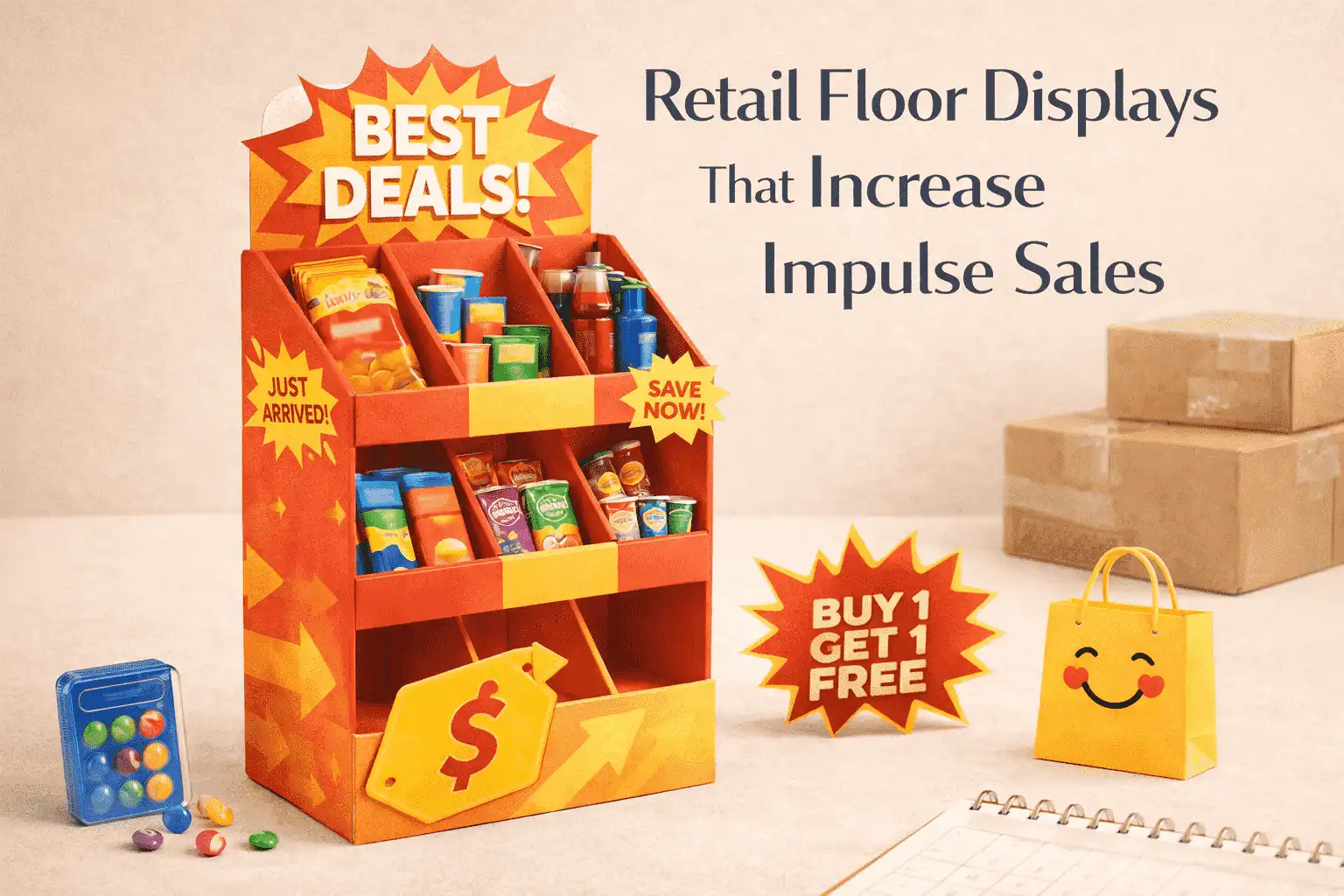 Retail Floor Displays That Increase Impulse Sales